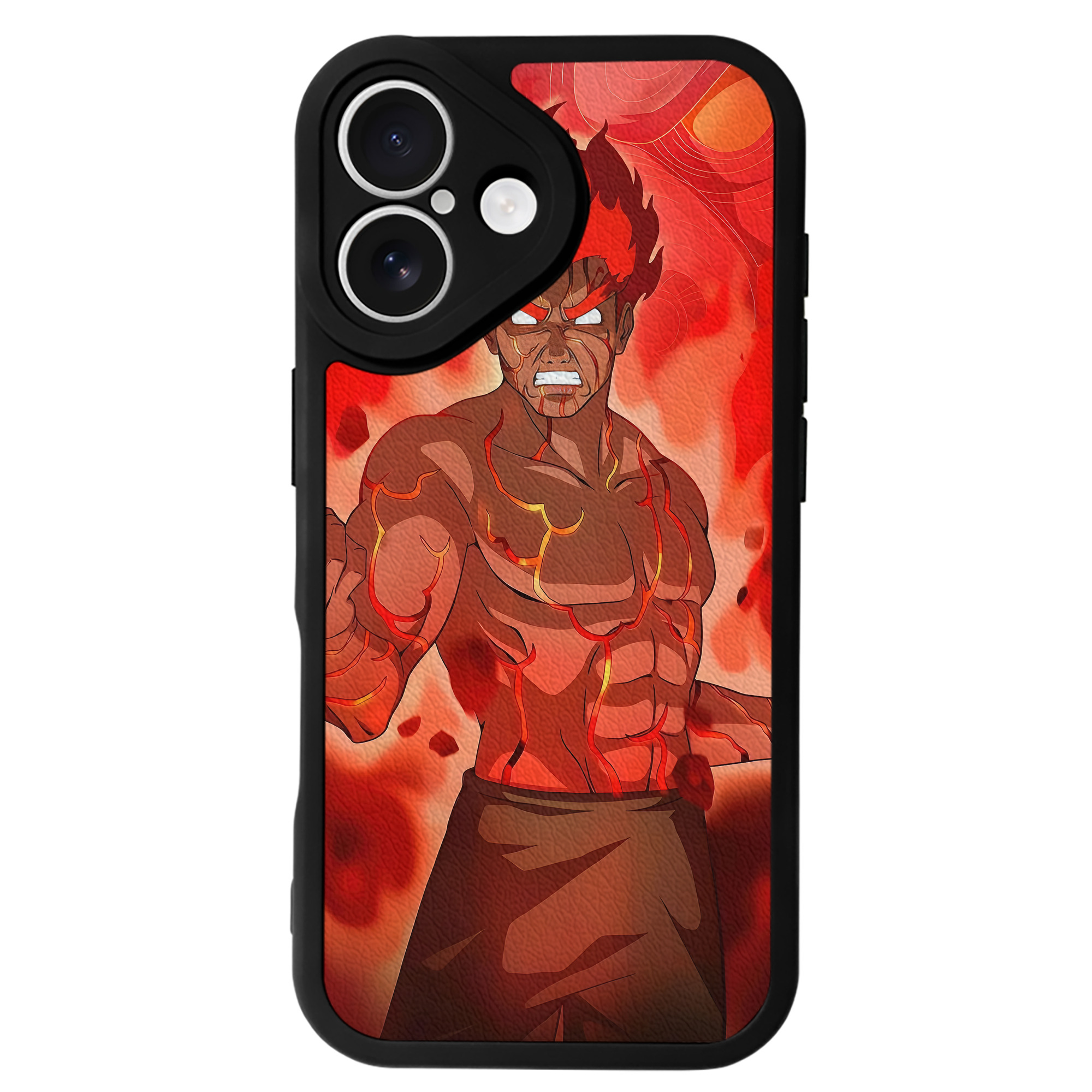 （画像用） NARUTO -ナルト- NARUTO -ナルト- 疾風伝 【iPhone 16シリーズ対応】シリコンスマホケース（レザー調） 材質：シリコン